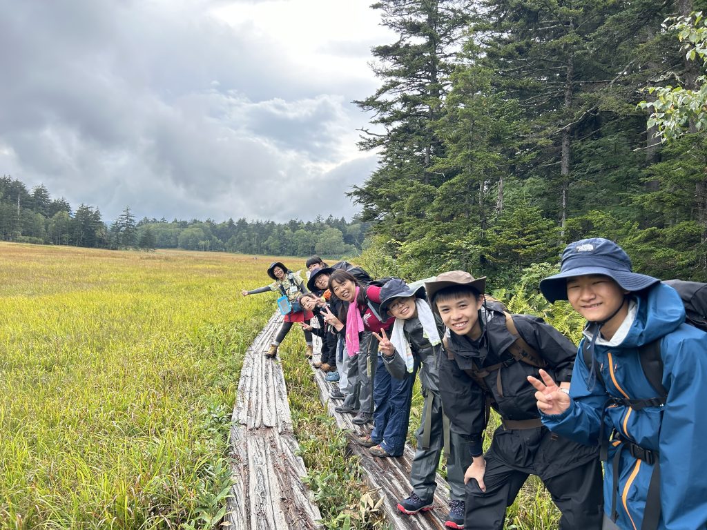 ▲中学1年時に行う尾瀬学習・燧ケ岳登山