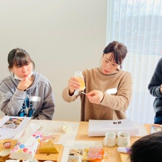 【開催報告】2025.2.1(土) 転入者向け交流会 『DATE モグモグ会』ミツロウクリーム作りの画像